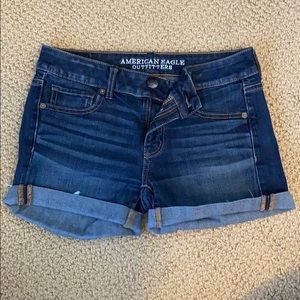 American Eagle Midi Jean Shorts